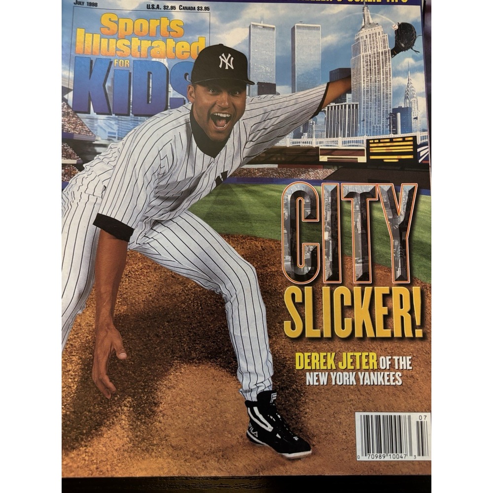 Kids Sports Illustrated July‎ 1998 With Derek Jeter